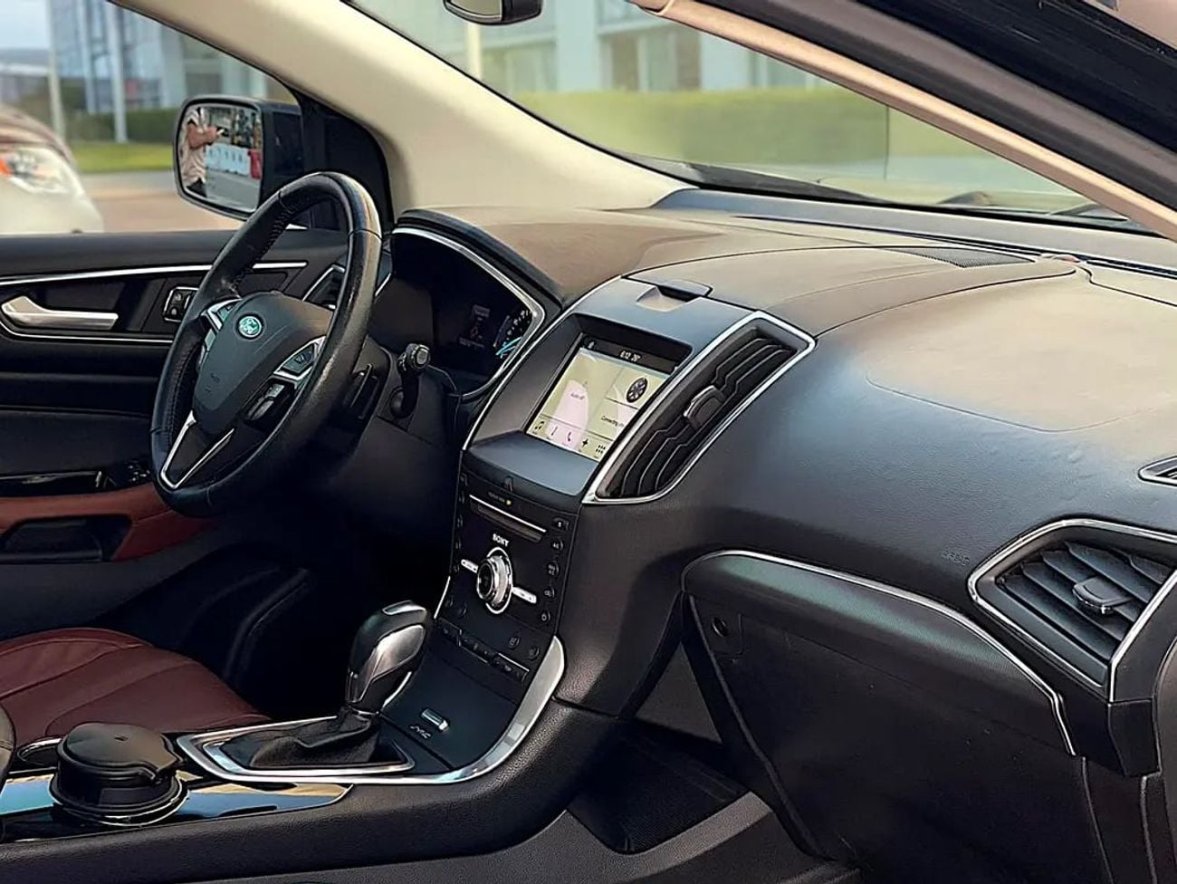 Ford Edge 1,045 P.M | 3.5 V6 Titanium - GCC Specs -under warranty | ORIGINAL PAINT