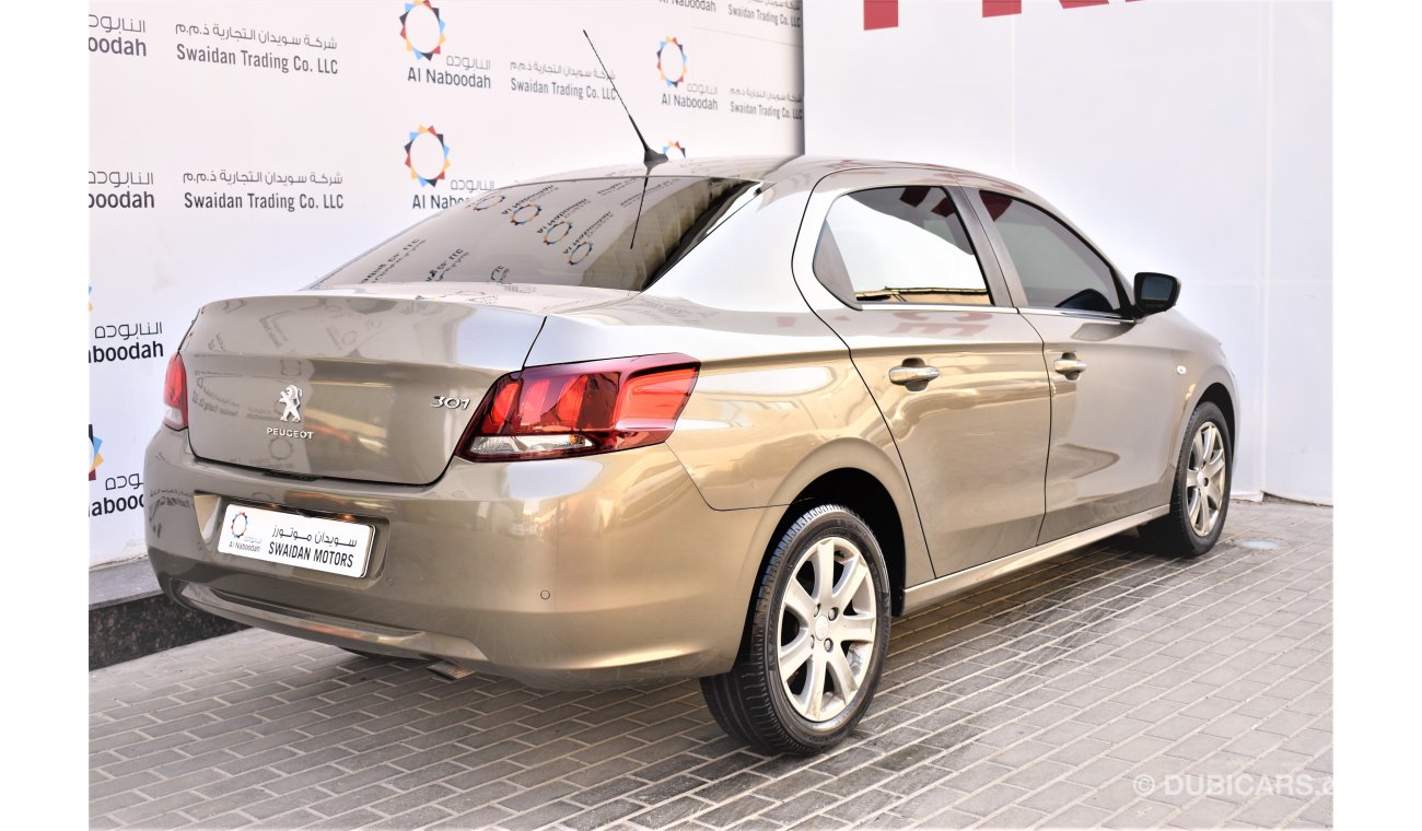 بيجو 301 1.6L ALLURE 2018 GCC SPECS AGENCY WARRANTY UP TO 2023 OR 200,000KM