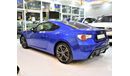 Subaru BRZ ORIGINAL PAINT ( صبغ وكاله ) FULL SERVICE HISTORY Subaru BRZ 2016 Model!! in Blue Color! GCC Specs