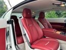 رولز رويس واريث 2015 Rolls Royce Wraith | GCC Specs | 6.6L V12 | 624 HP | 66k KM | WHITE/RED | Starlight Headliner |