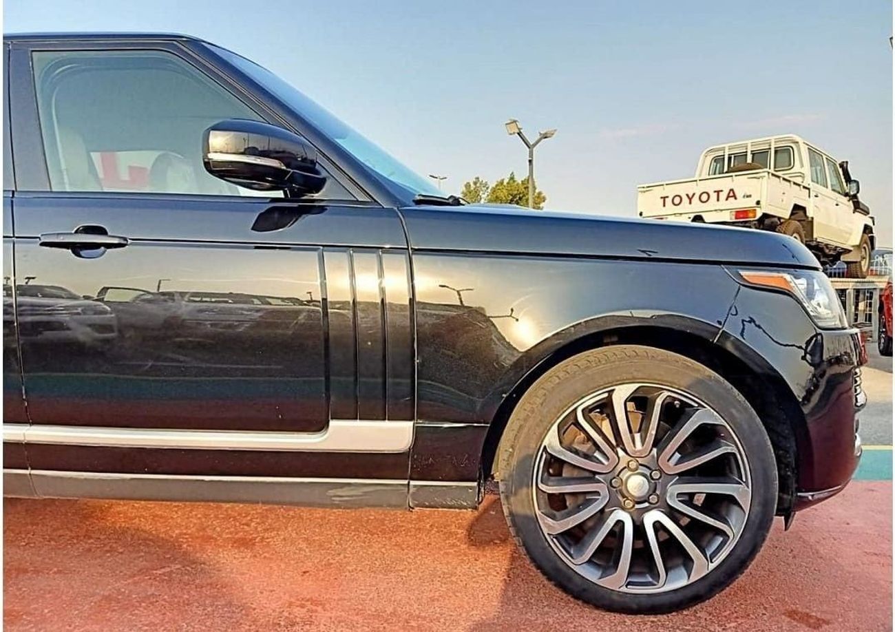 Land Rover Range Rover Autobiography 5.0 L A/T 2015 MODEL BLACK COLOR USED AS SEEN