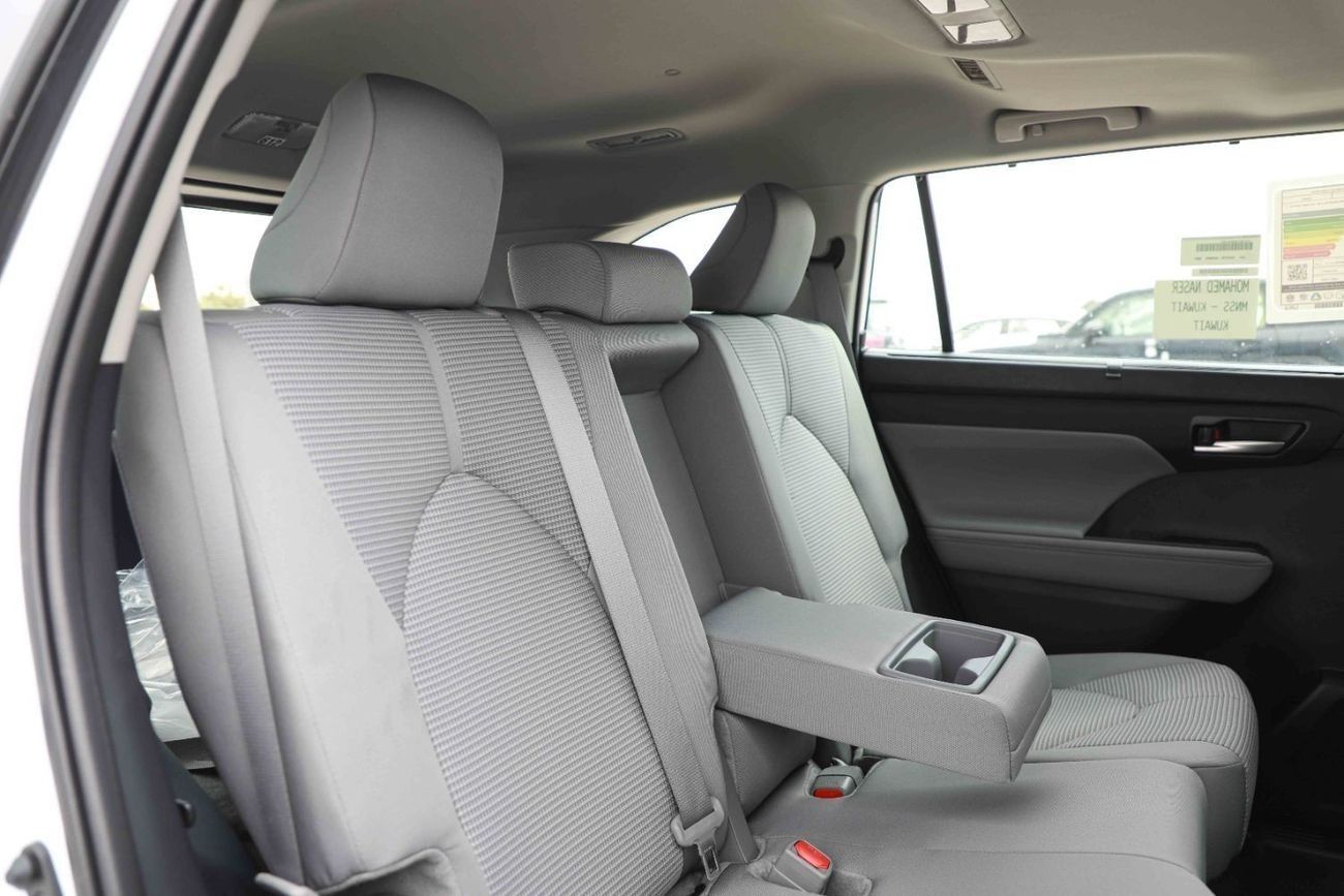 Toyota Highlander 2024 TOYOTA HIGHLANDER XLE 2.5 - Hybrid - PLATINUM WHITE PEARL inside GREY | Export Only
