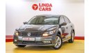 فولكس واجن باسات Volkswagen Passat SEL 2016 GCC under Warranty with Zero Down-Payment.