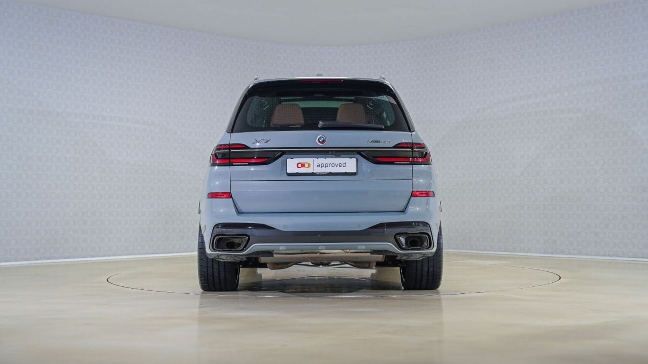BMW X7 XDrive40i 3.0L | AED 4,913 PM | Warranty Aug-2026 | GCC