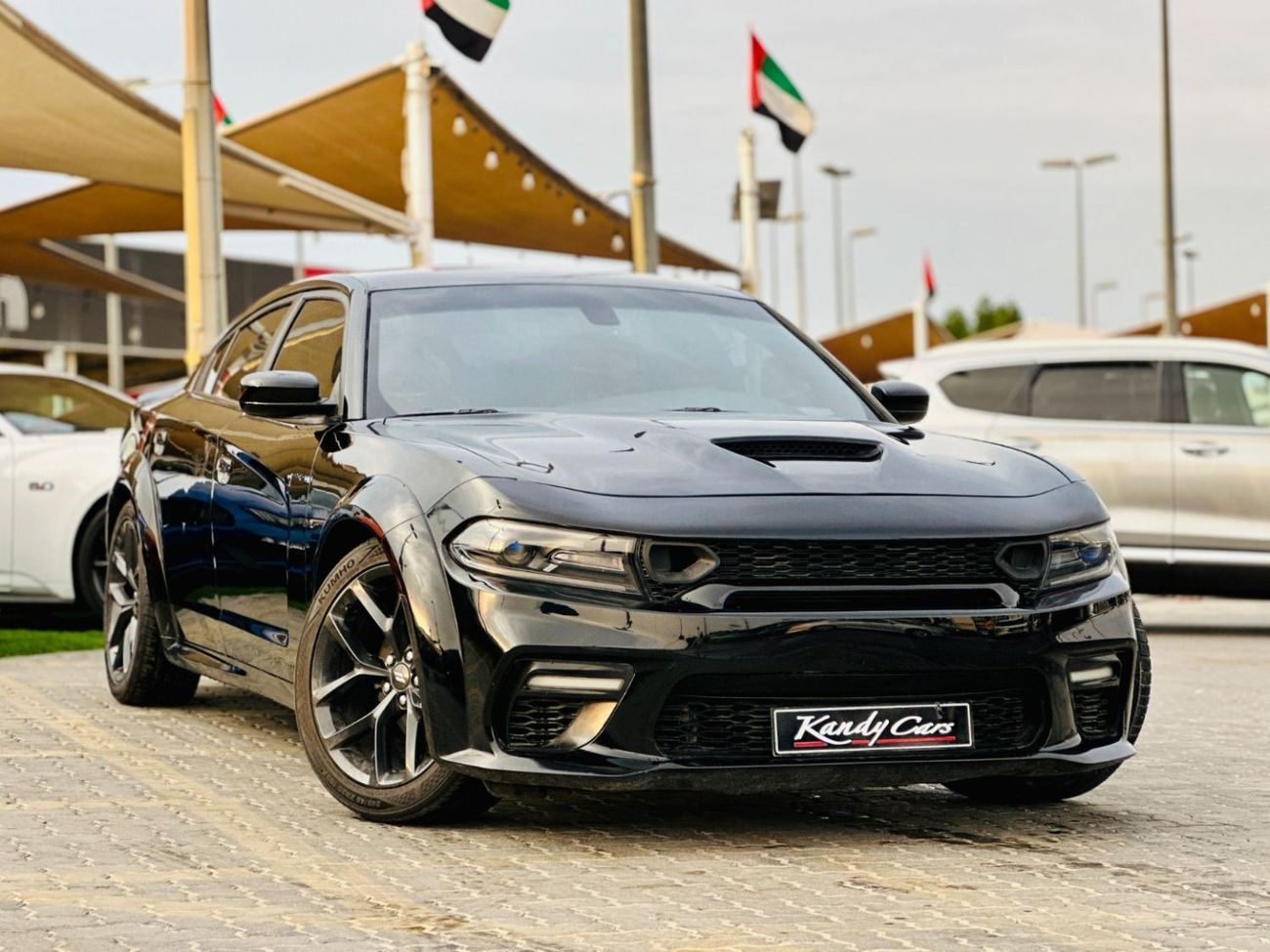 Dodge Charger 5.7L R/T | Monthly AED 1360/- | 0% DP | Widebody Kit | Custom Leather Seats | # 65894