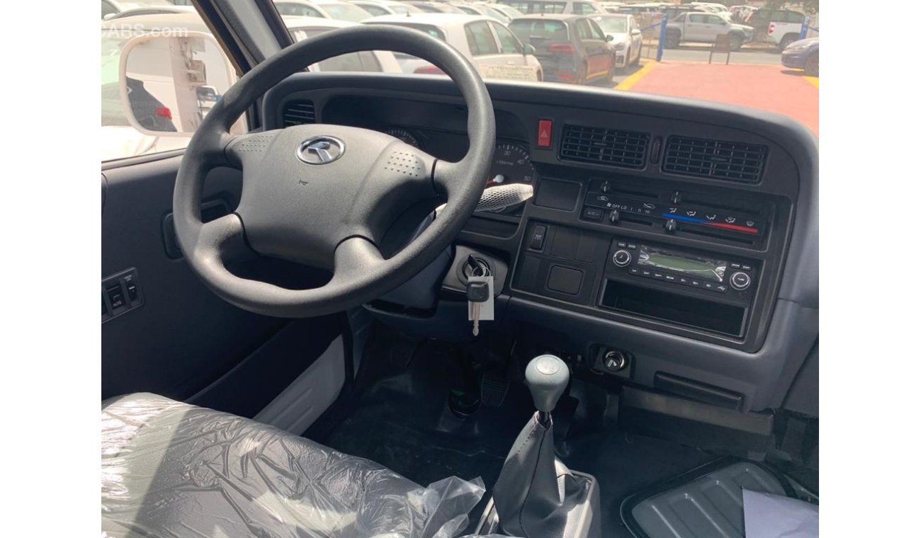 كينغ لونغ كينغو عربة تشينجلونج الصينية ، 15 مقعدًا ، بنزين ، محرك سعة 2.0 لتر ، مع نوافذ داخلية من الجلد ونافذة كهرب