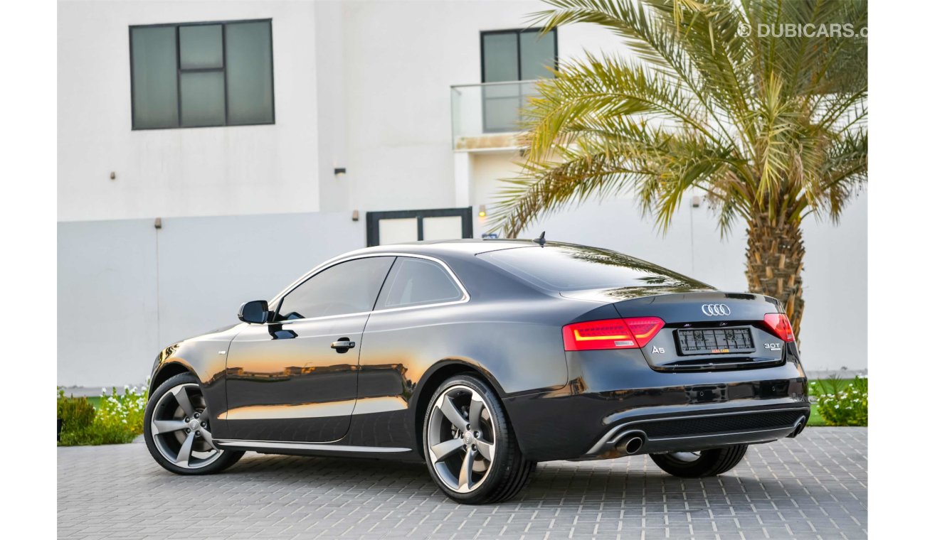 Audi A5 Exclusive 3.0L S-Line Coupe - Top of the Range! - Under Warranty! - AED 1,351 Per Month - 0% DP