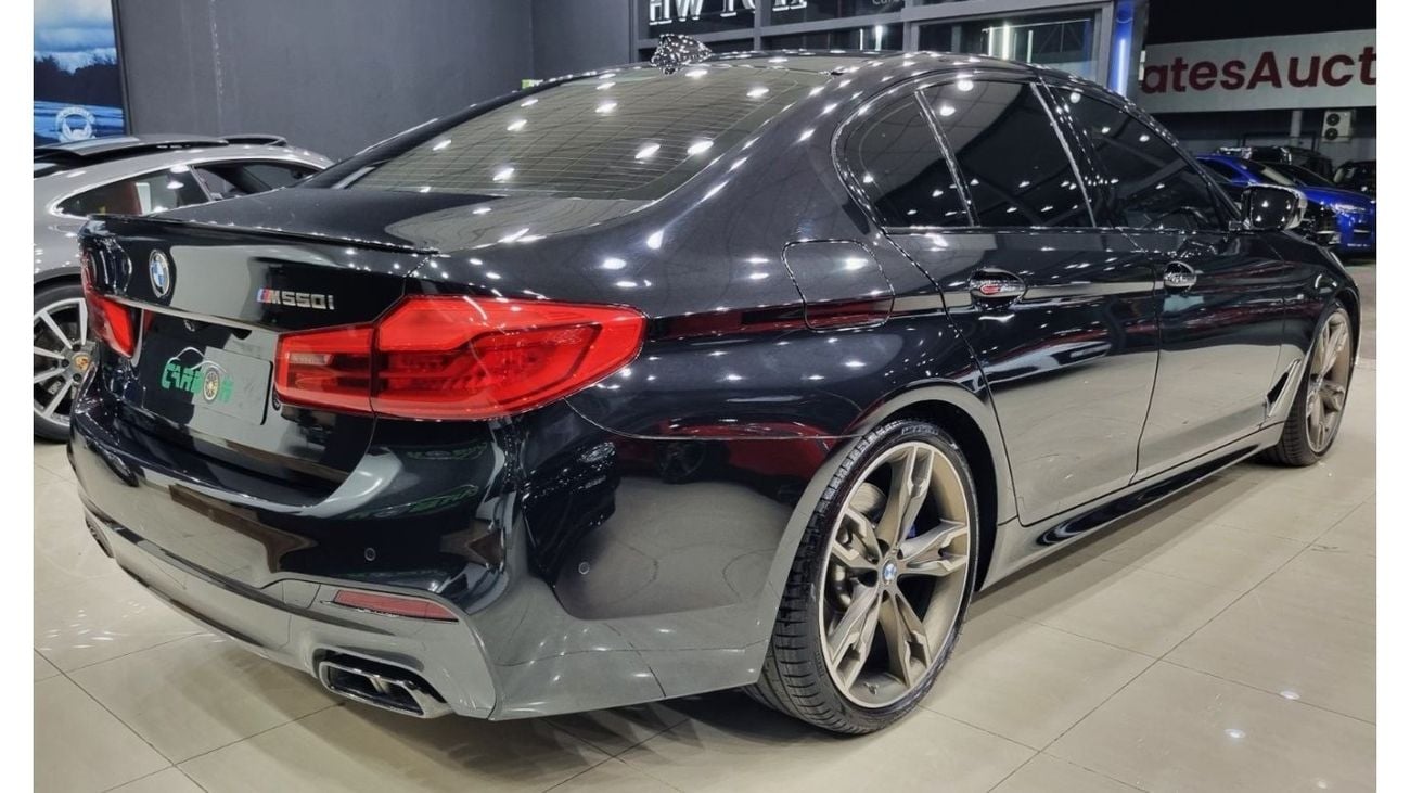 BMW M550i SPECIAL OFFER BMW M550I 2018 GCC IN IMMACULATE CONDITION STILL UNDER SERVICE CONTRACT FROM BMW