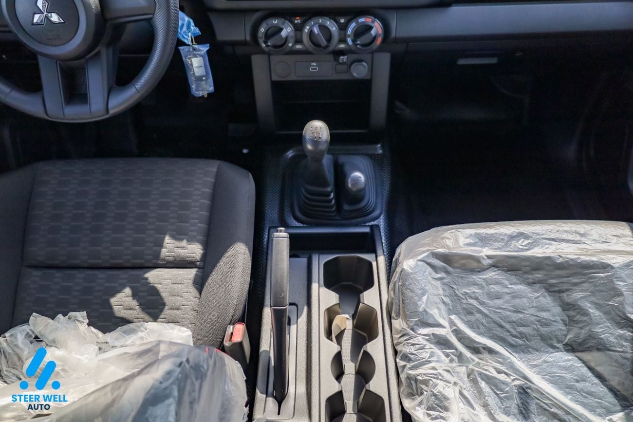 ميتسوبيشي L200 GL 2027 | محرك ديزل سعة 2.4 لتر | كابينة مزدوجة، دفع رباعي | ناقل حركة يدوي 5 سرعات، فئة متوسطة | أفضل 