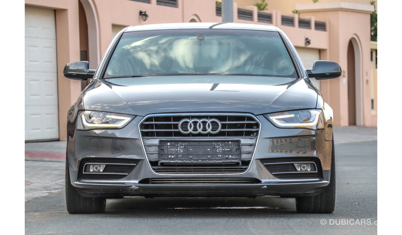 Audi A4 2.0T Quattro 2013 GCC Warranty with Zero Down-Payment