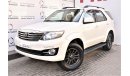 Toyota Fortuner 4.0L GXR V6 2015 GCC SPECS DEALER WARRANTY