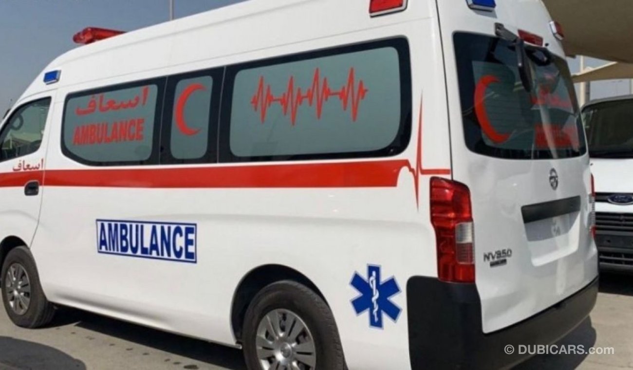 نيسان أورفان لوحة فان  سقف عالي لوحة فان  سقف عالي ambulance 2021 Nissan Urvan Panel Van High Roof (NV350), 5dr V