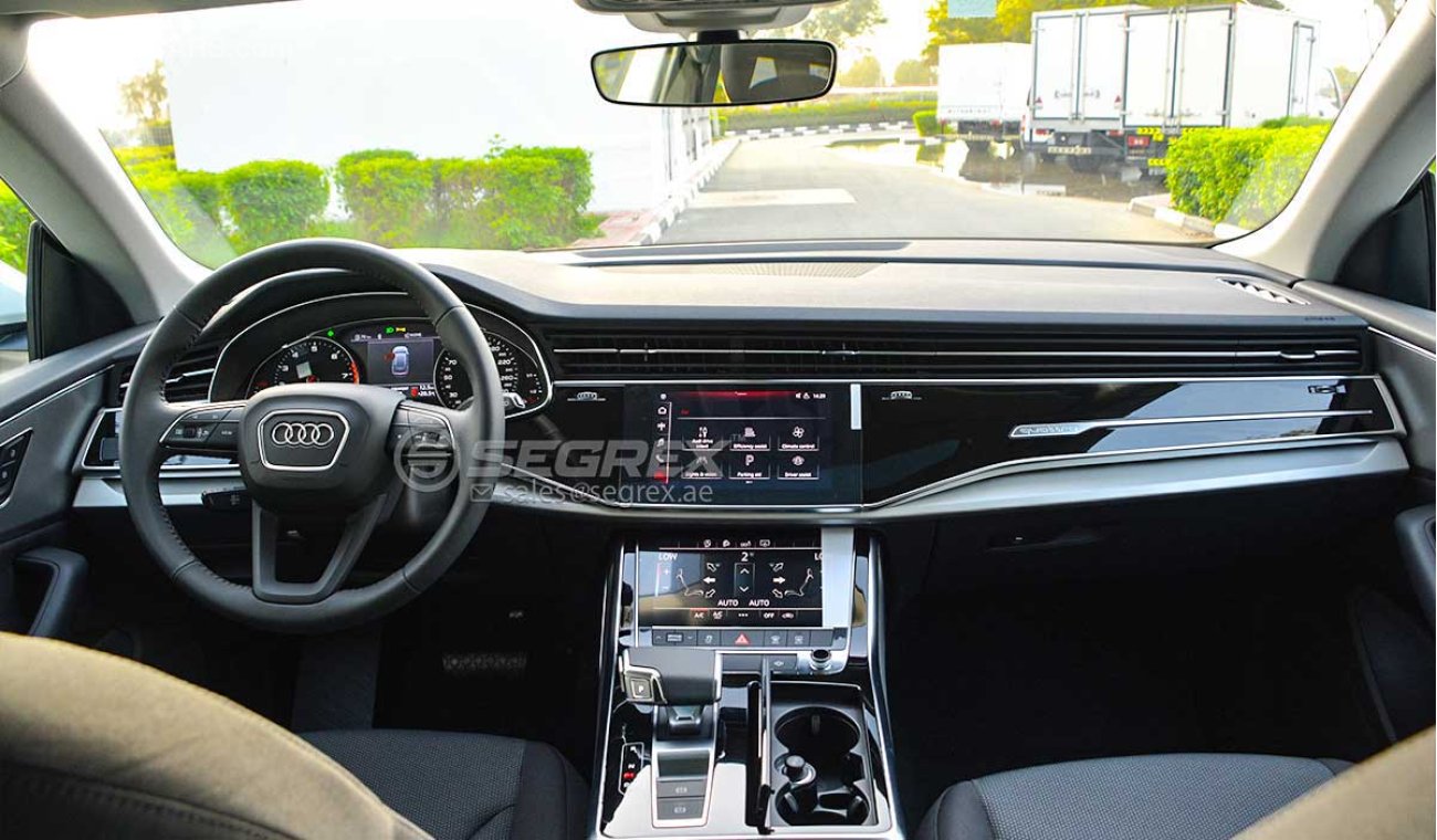 Audi Q8 Quattro 2020, 3.0L V6, 55TFSI, 0km - الاسود متوفر