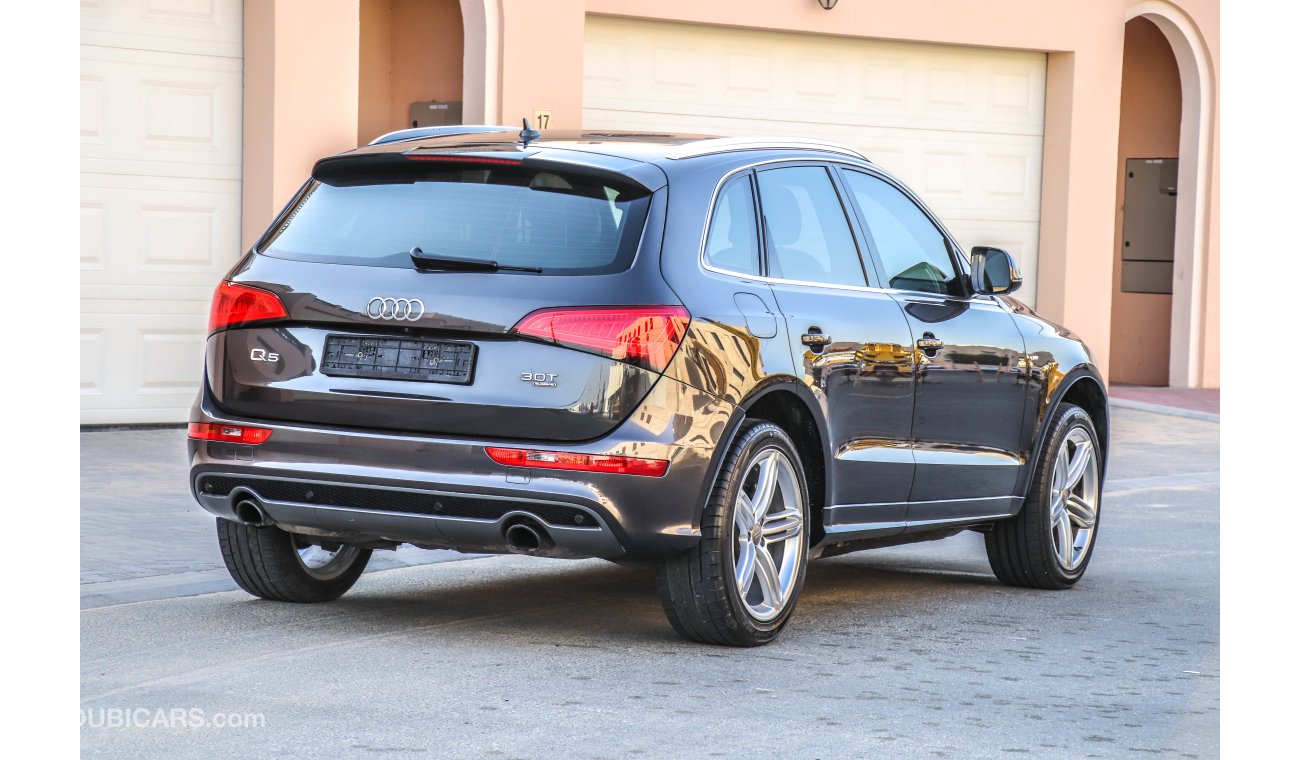 Audi Q5 45TFSI 2013 GCC under Warranty with Zero downpayment.