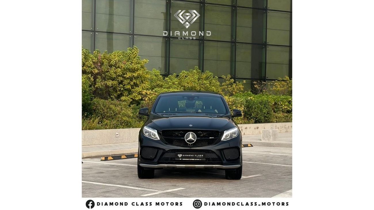 Mercedes-Benz GLE 43 AMG Coupe Mercedes GLE 43 AMG   Black Edition  V6-Biturbo Panoramic  Full Option  GCC 2018 Under Warrant