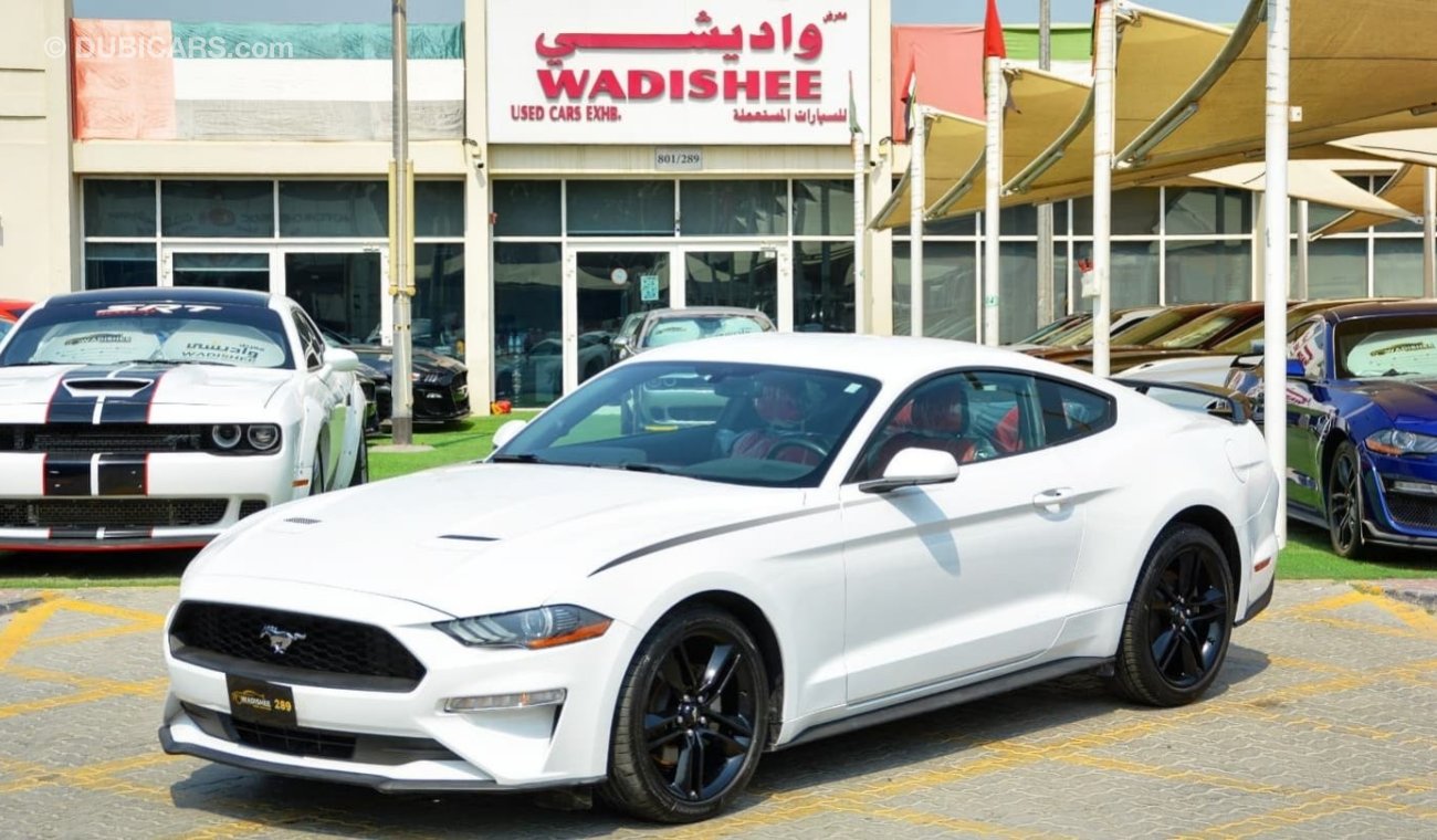 فورد موستانج Mustang Eco-Boost V4 2.3L 2018,Original AirBags,Premium, Leather Interior, Excellent Condition