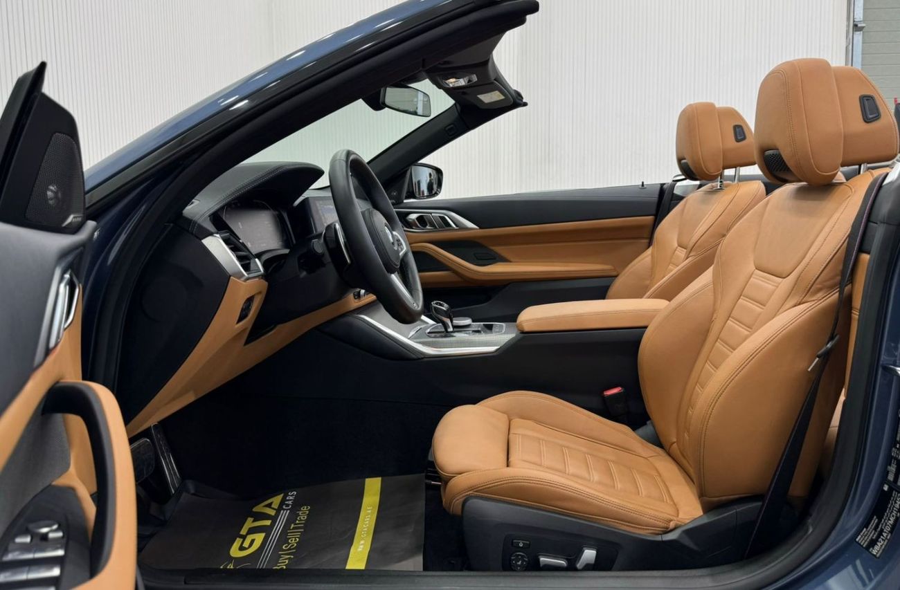 بي أم دبليو 430i M سبورت Pro 2021 BMW 430i M-Sport Convertible, June 2026 BMW Warranty + Service Pack, Very Low Kms,