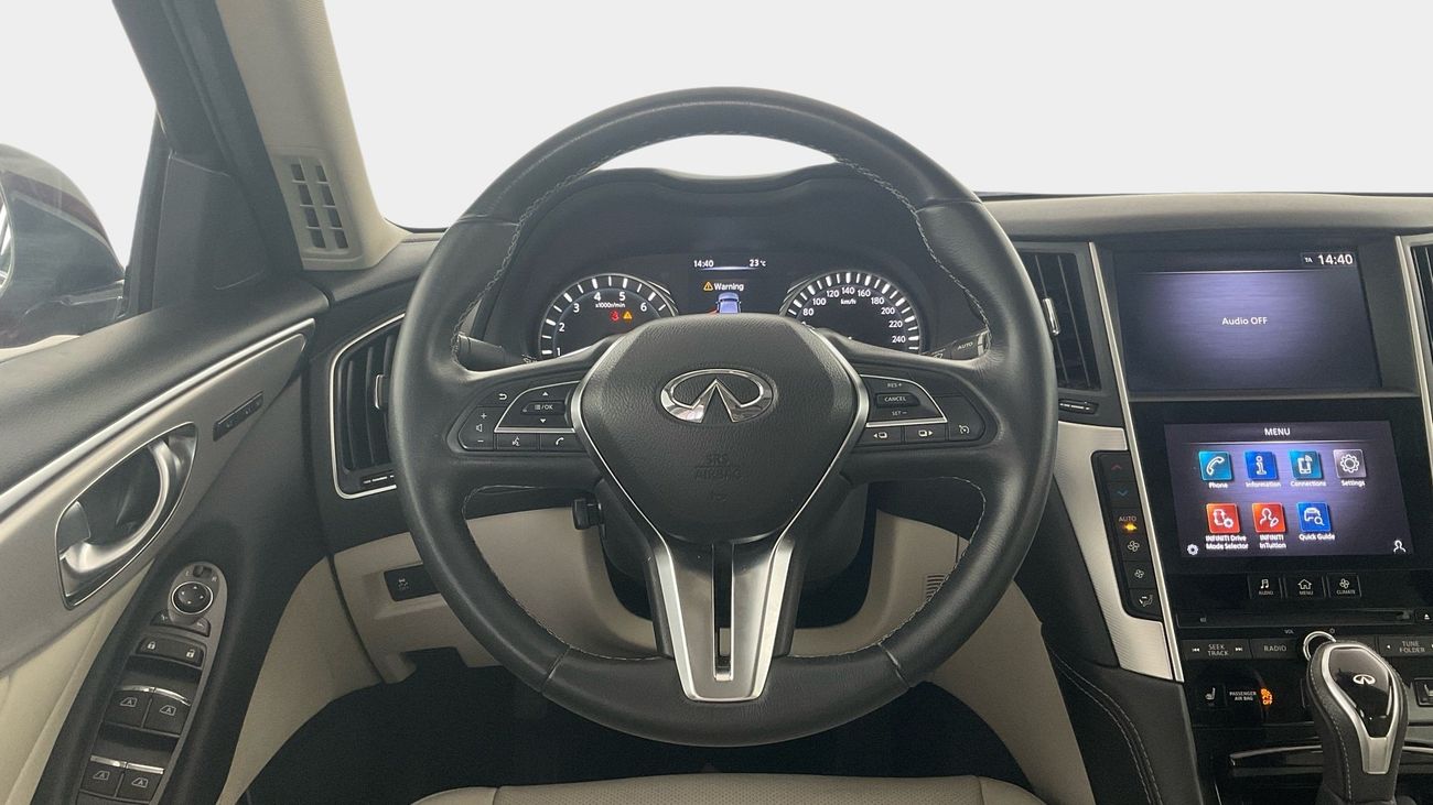 إنفينيتي Q50 Premium / Luxe | upto AED 20,000 Ramadan Discount | شامل الضمان | 0 ﺪﻔﻋﺓ ﺃﻮﻟﻯ