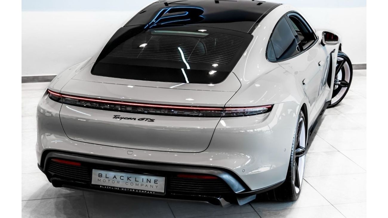 بورش تايكان 2023 Porsche Taycan GTS, 2027 Porsche Warranty, Interior Matte Carbon, Low KMs, GCC