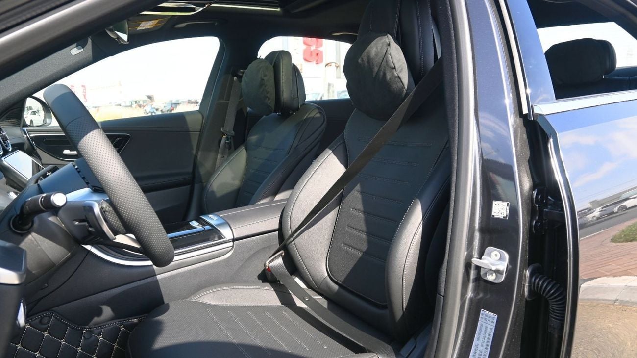 مرسيدس بنز C 200 Mercedes C200 L 2025 1.5L 4 Cylinder 170 hp  4 Doors 5 Seats Grey outside Black inside