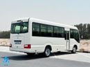 Toyota Coaster 23-Seater Bus 4.0L Diesel RWD GCC Specs Full Option White