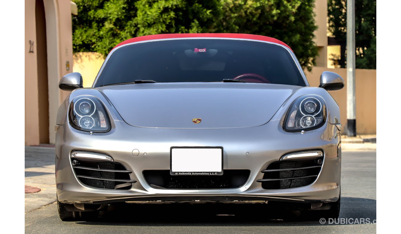 Porsche Boxster S 2013 GCC Warranty with Zero Down-Payment.