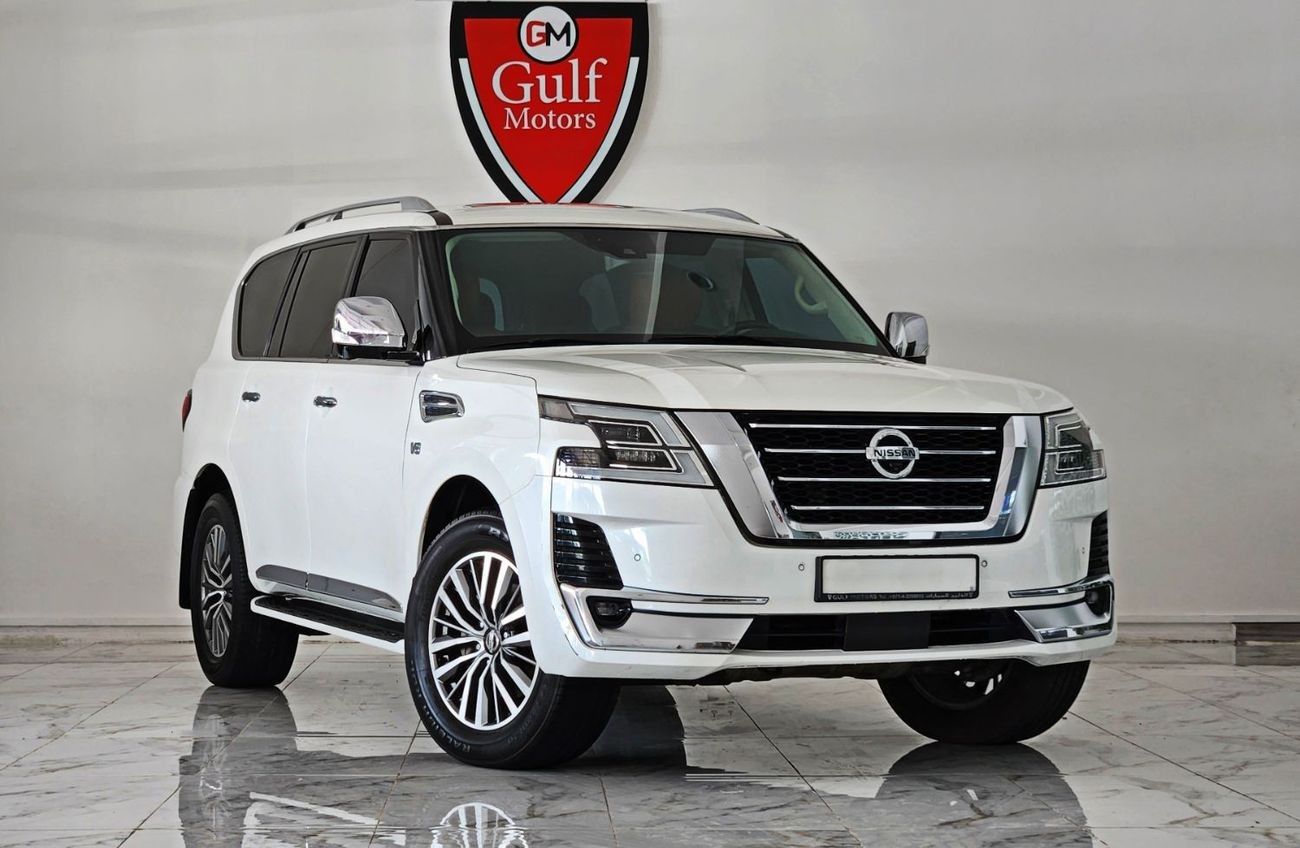 Nissan Patrol LE PLATINUM V8 5.6L-8CYL RADAR FULL OPTION - ORIGINAL PAINT - GCC SPECIFICATION