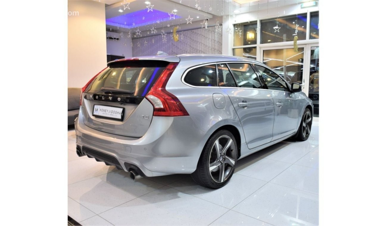 Volvo V60 EXCELLENT DEAL for our Volvo V60 T5 R-DESIGN 2014 Model!! in Silver Color! GCC Specs