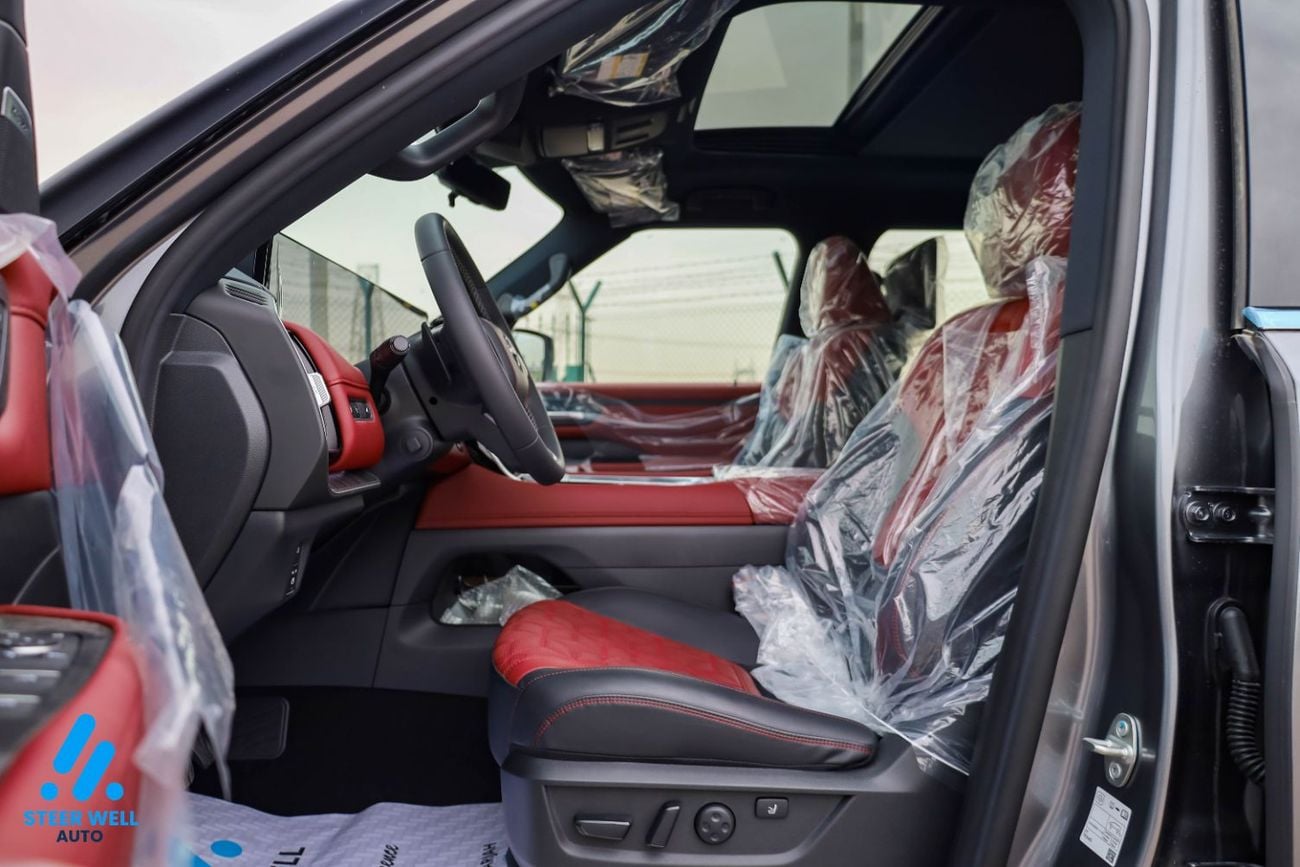 Nissan Patrol 2026 LE Platinum | GCC | 3.5L V6 | AWD | 9AT | Red Interior | Height Control