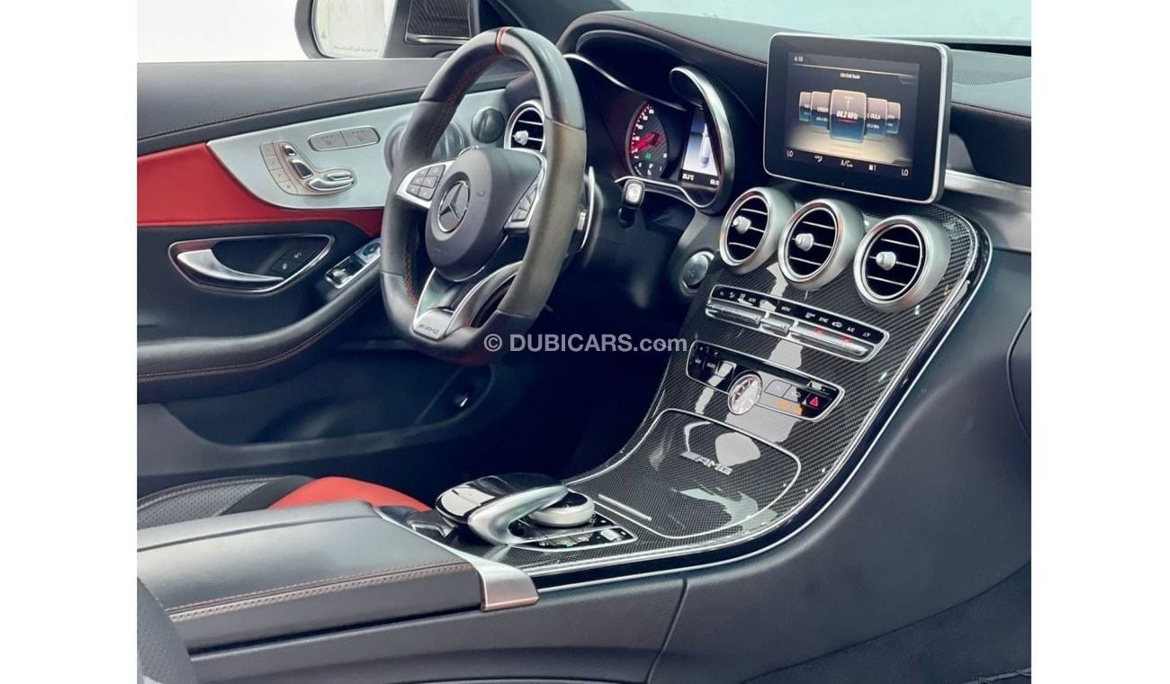 Mercedes-Benz C 63 Coupe 2018 Mercedes C 63S AMG Coupe, Agency Warranty + Full Service History, GCC