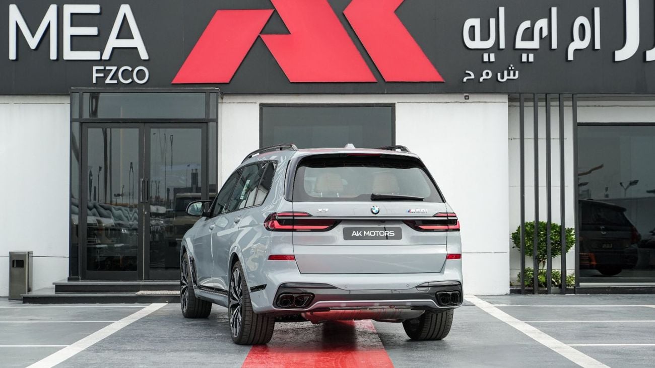 بي أم دبليو X7 M60i xDrive M-Sport Pro V8 Brooklyn Grey Metallic 2026 MY Export Only