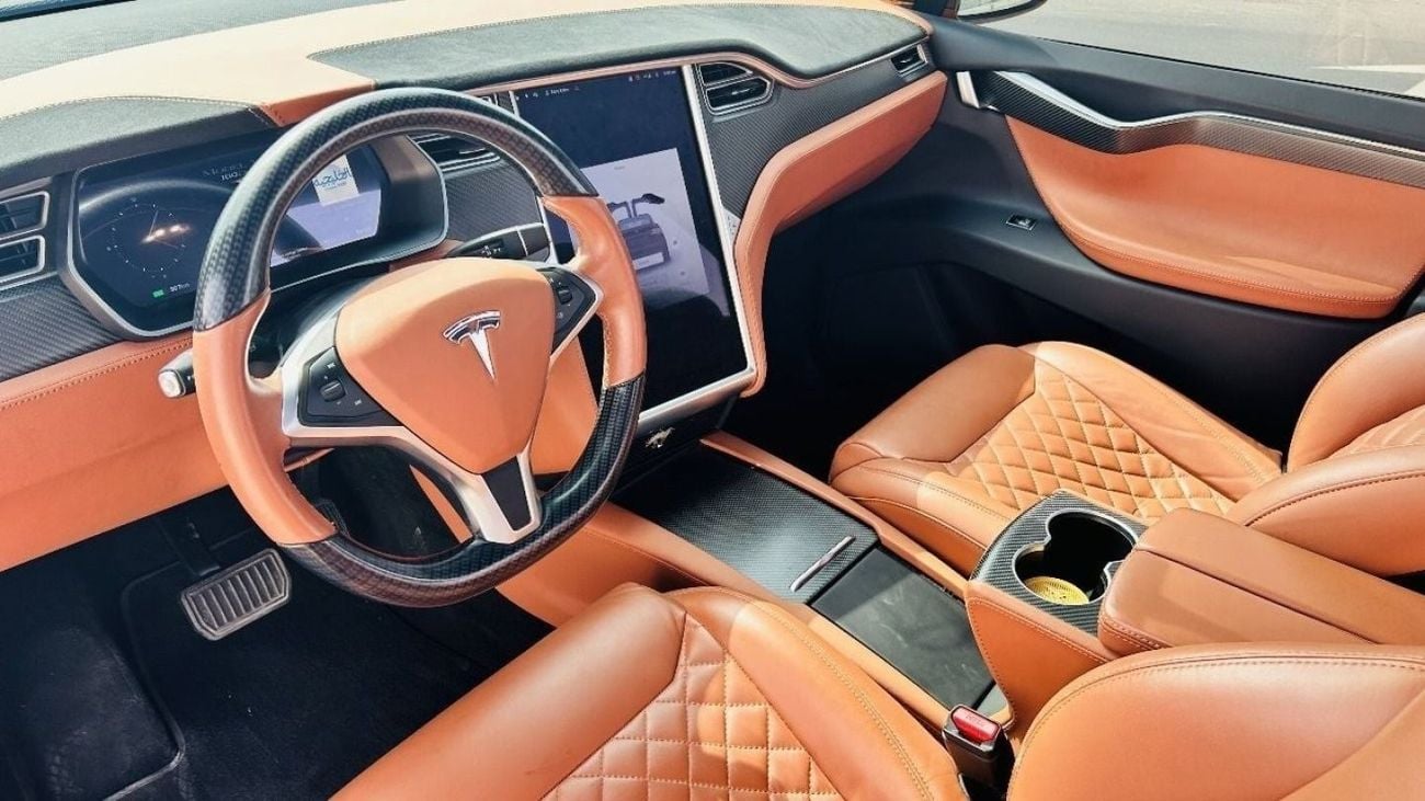 Tesla Model X AED 2480 PM | TESLA MODEL X100D 2017 | GCC | FIRST OWNER | Full Service History | No Accidents