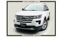 Ford Explorer XLT + LEATHER SEATS + NAVIGATION + CAMERA / GCC / 2018 / UNLIMITED MILEAGE WARRANTY! / 1,295 DHS P.M