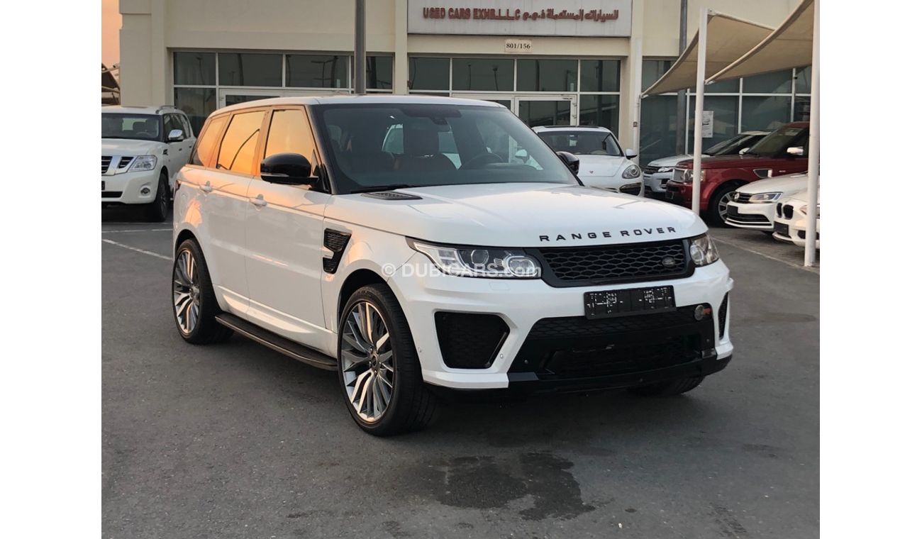 Land Rover Range Rover Sport Rang Rover sport super charge kit SVR model 2014 GCC car perfect condition full option V8