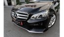 Mercedes-Benz E 300 AMG | 1,858 P.M  | 0% Downpayment | Amazing Condition!