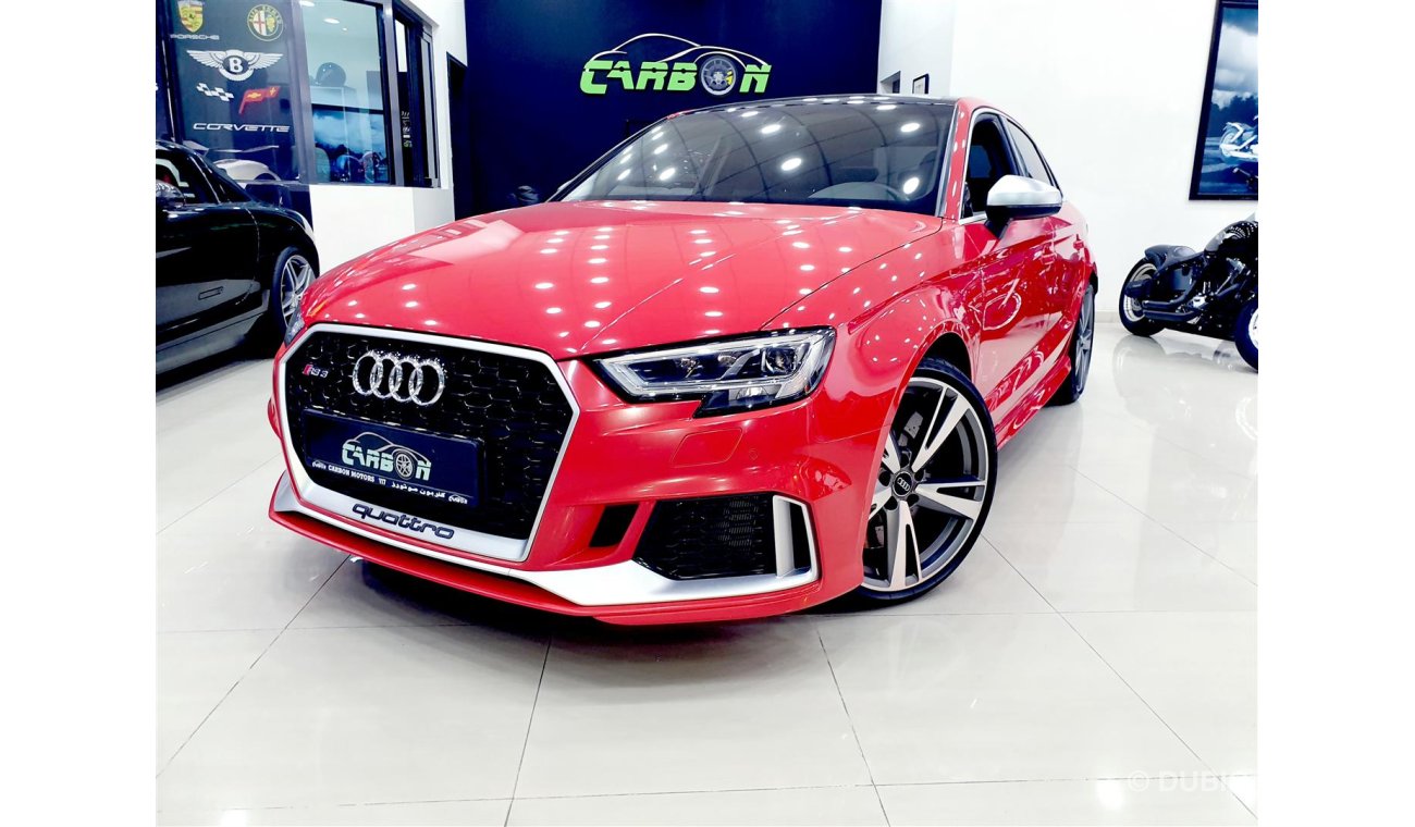 Audi RS3 - 2017 - GCC - UNDER WARRANTY @ ALNABOODAH TILL 2022