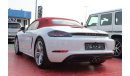 Porsche 718 Boxster (2022) V4 2.0L CONVERTIBLE, GCC, UNDER WARRANTY FROM LOCAL DEALER