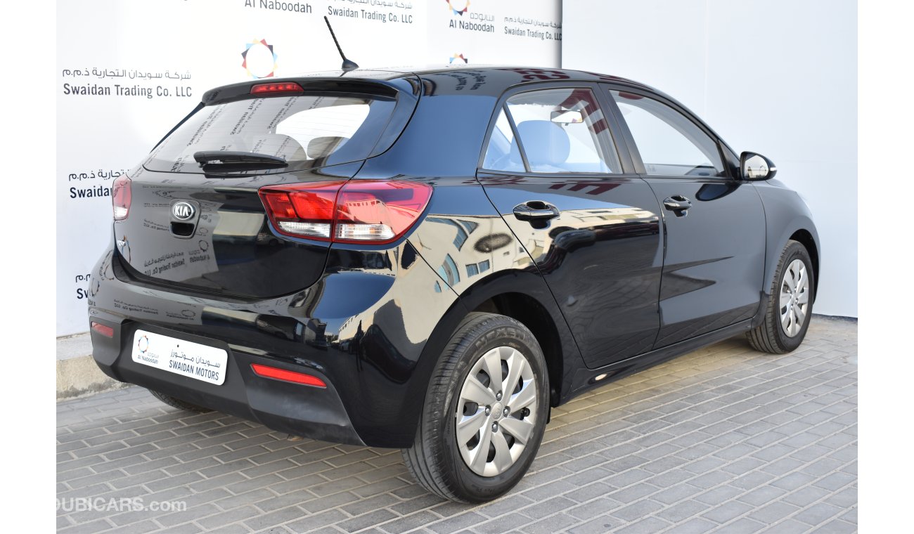 كيا ريو 1.4L HATCHBACK 2018 GCC DEALER WARRANTY