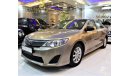 Toyota Camry S 2013 Model!! in Gold Color! GCC Specs