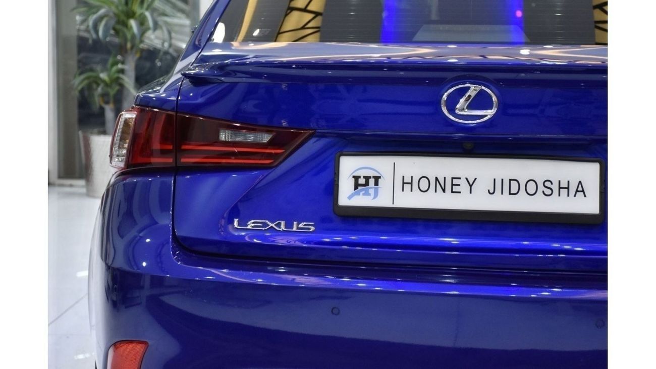 Lexus IS350 EXCELLENT DEAL for our Lexus IS350 F-Sport ( 2016 Model ) in Blue Color GCC Specs
