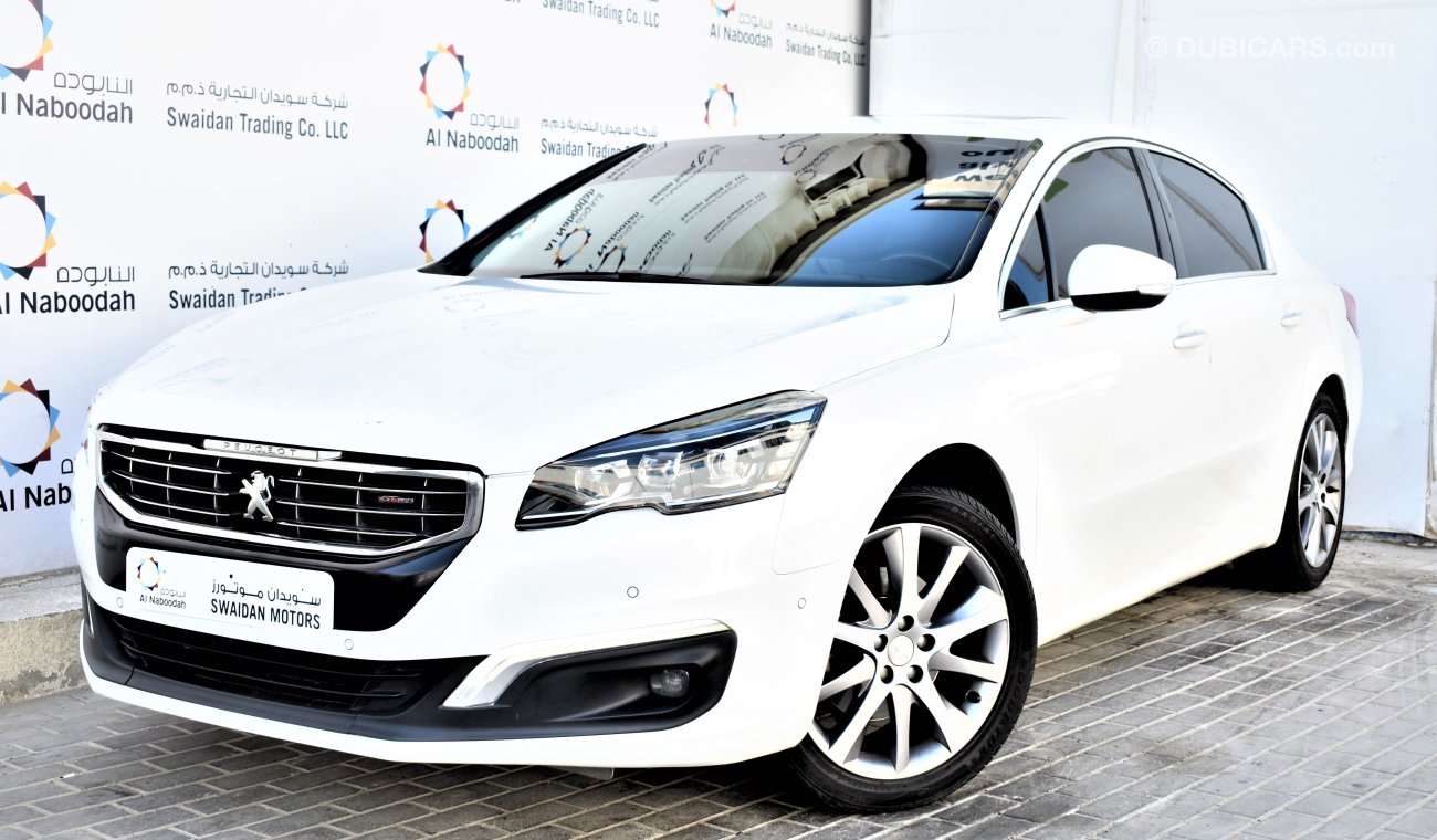 بيجو 508 1.6L GT LINE 2016 MODEL GCC SPECS