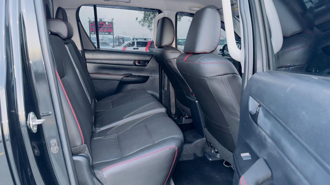 Toyota Hilux MODIFIED TO 2024 GR SPORTS | ROOF TOP LED LIGHTS | BLACK BEAST | 2.8L DIESEL | RHD | ELECTRIC SEAT |