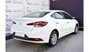 Hyundai Elantra AED 719 PM | 1.6L GL GCC DEALER WARRANTY