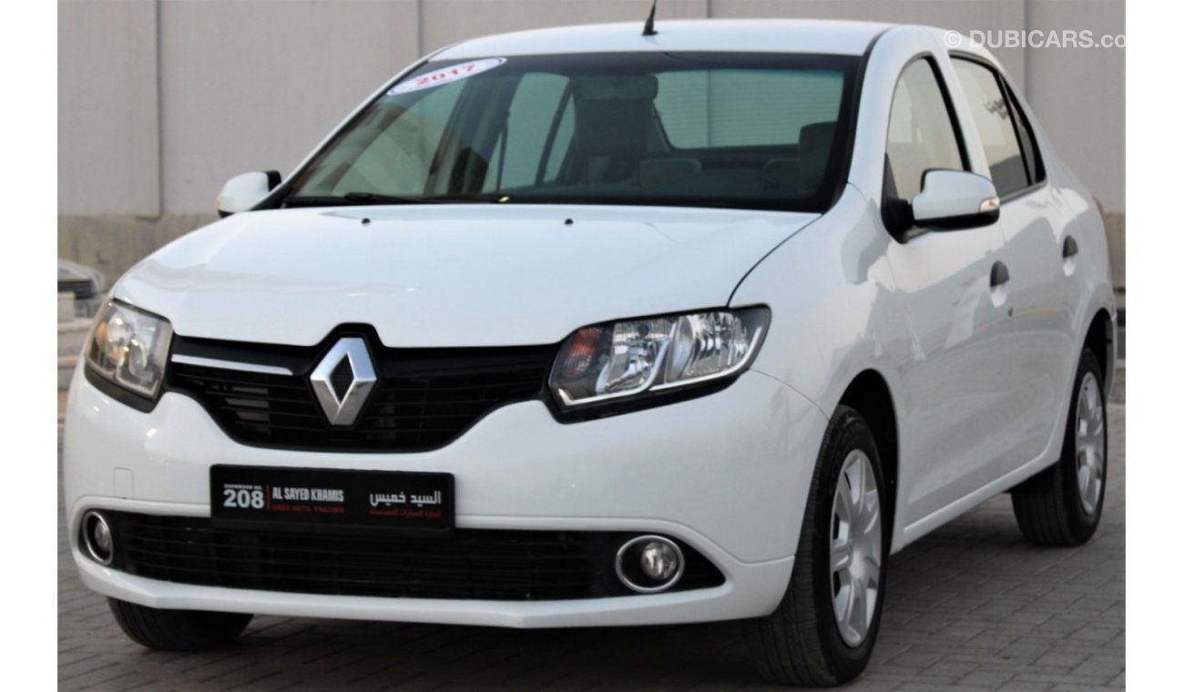 Renault Symbol Renault Symbol 2017, GCC, in excellent condition, without accidents, very clean from inside and outs