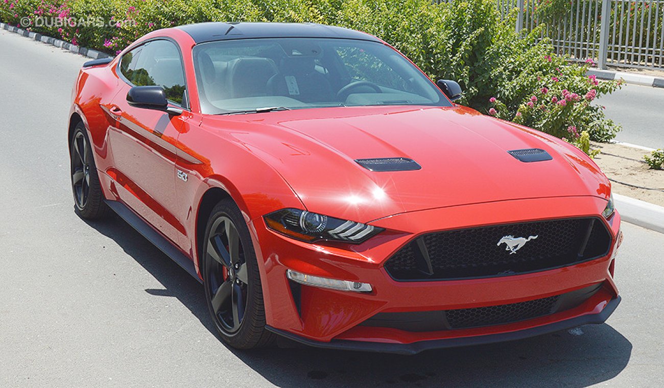 Ford Mustang 2019 GT Premium, 5.0 V8 GCC, 0km w/ 3Yrs or 100K km Warranty + 60K km Service from Al Tayer Motors