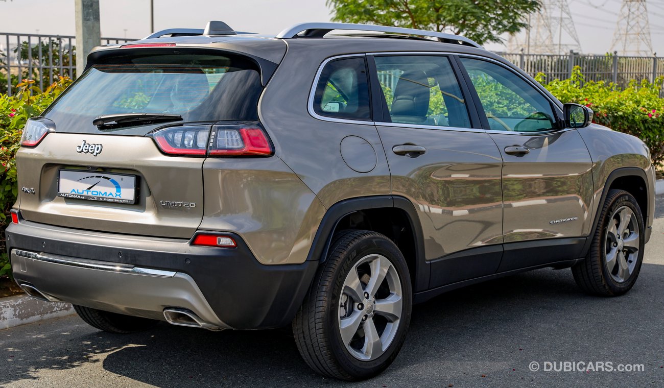 Jeep Cherokee 2020  LIMITED  3.2L V6 , W/ 3Yrs or 60K km Warranty @ Trading Enterprises