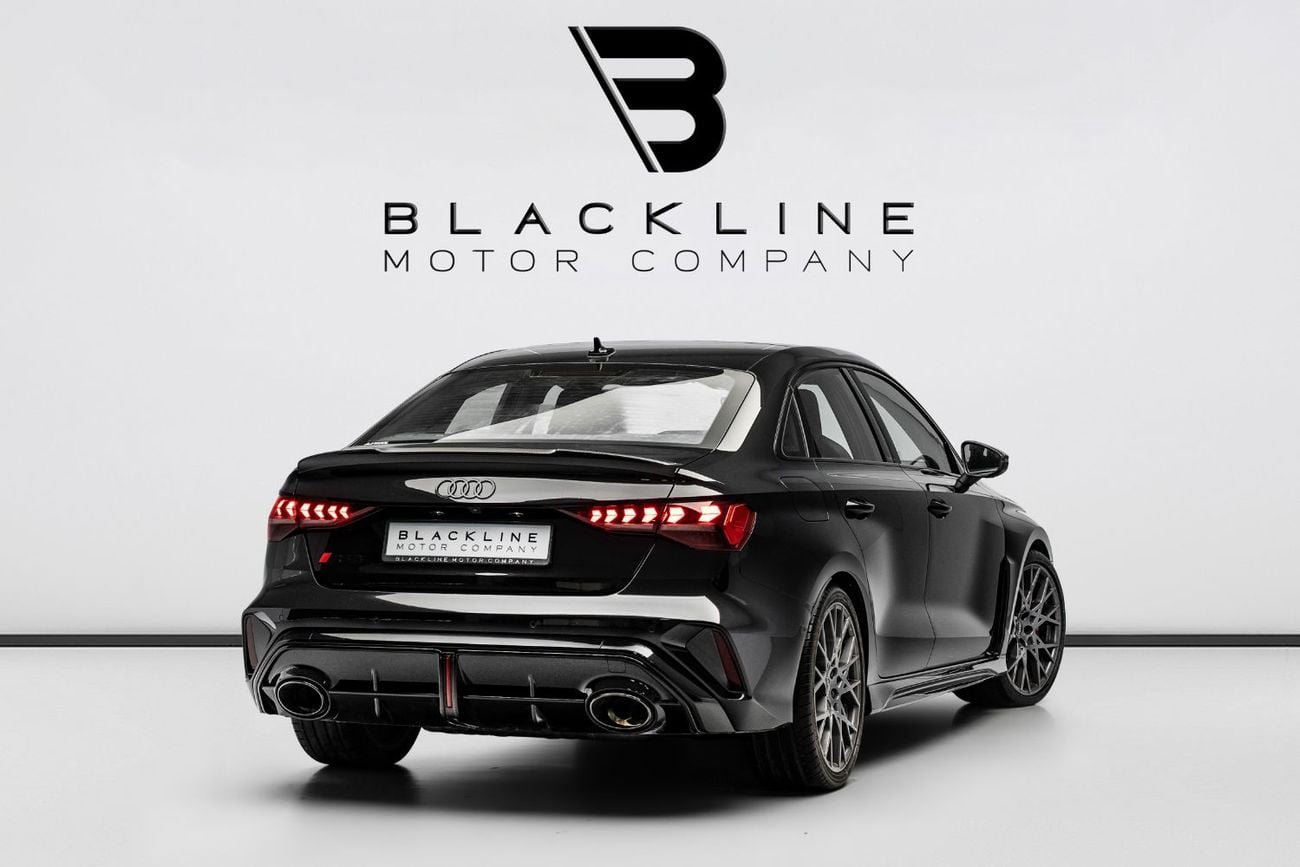 أودي RS3 STD BUY NOW, PAY 2027 | THE BLACKLINE STANDARD | 2030 Audi Warranty & Service Contract, GCC, Low KM'
