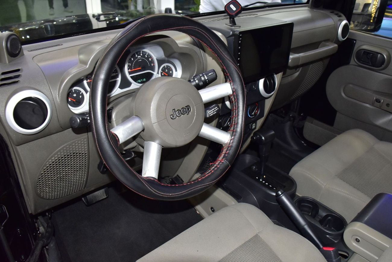 جيب رانجلر EXCELLENT DEAL for our Jeep Wrangler ( 2009 Model ) in Black Color GCC Specs