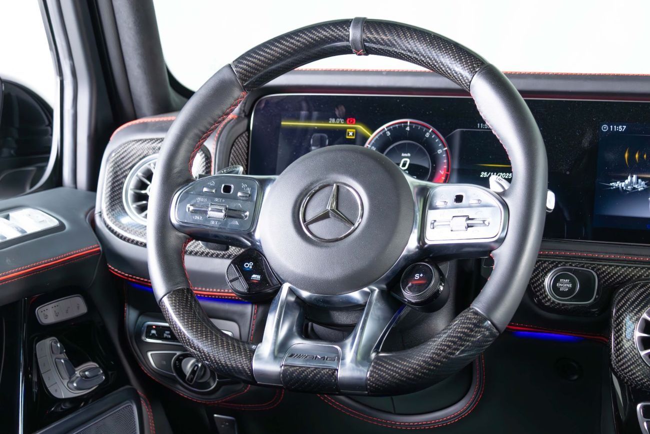 برابوس 900 - مرسيدس-AMG G 63 Brabus 900 Rocket Kit-Masterpiece Interior Black With Red Accents-Full Carbon