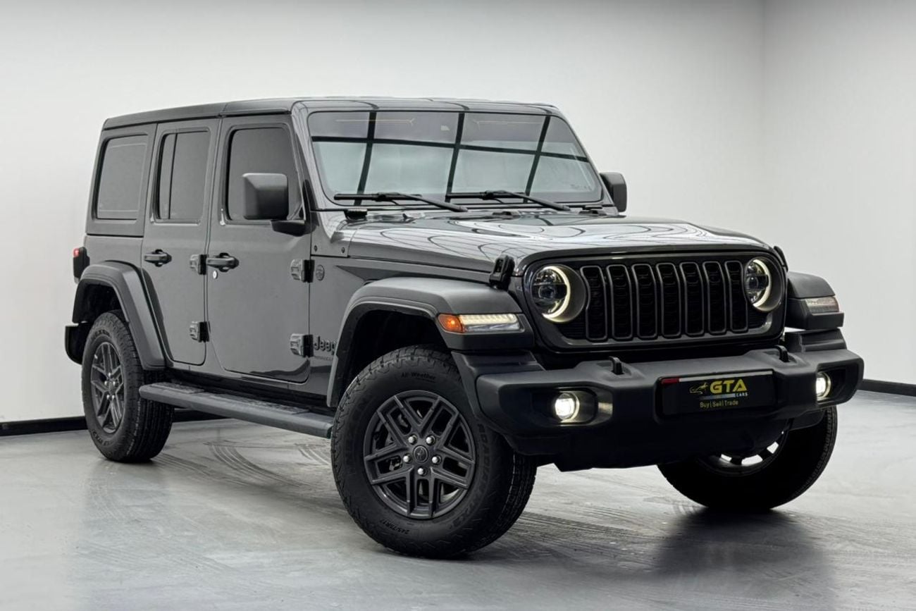 Jeep Wrangler Unlimited Sport S 2.0L A/T  2025 Jeep Wrangler Unlimited Sport S, Jeep Warranty+Service Contract+Ful